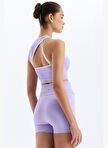 Line Detailed Eyelash Sports Bra Amethyst Purple — Product image 8 of 30