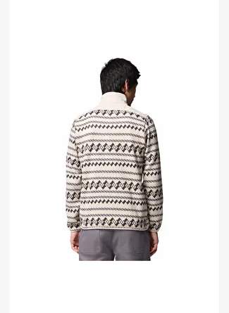 Columbia Sweater Weathertm Printed Half Zip Ii Brown Male Outdoor Polar Ao5809 — Product image 13 of 30