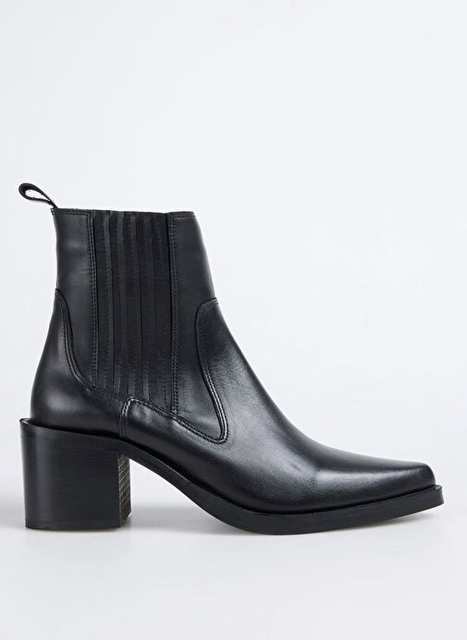 Vince Camuto Siyah Kadn Deri Topuklu Bot Lia