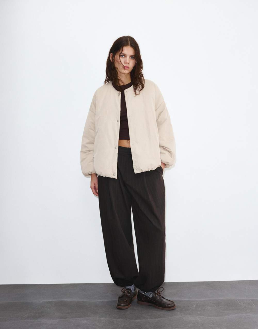Puffer jacket with snap button — Product image 18 of 22
