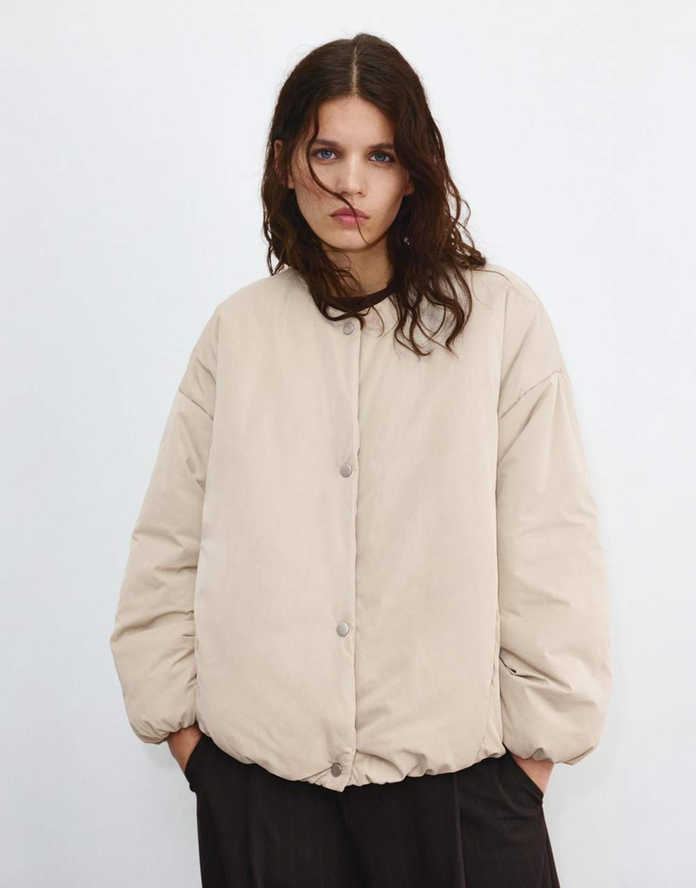 Puffer jacket with snap button — Product image 20 of 22