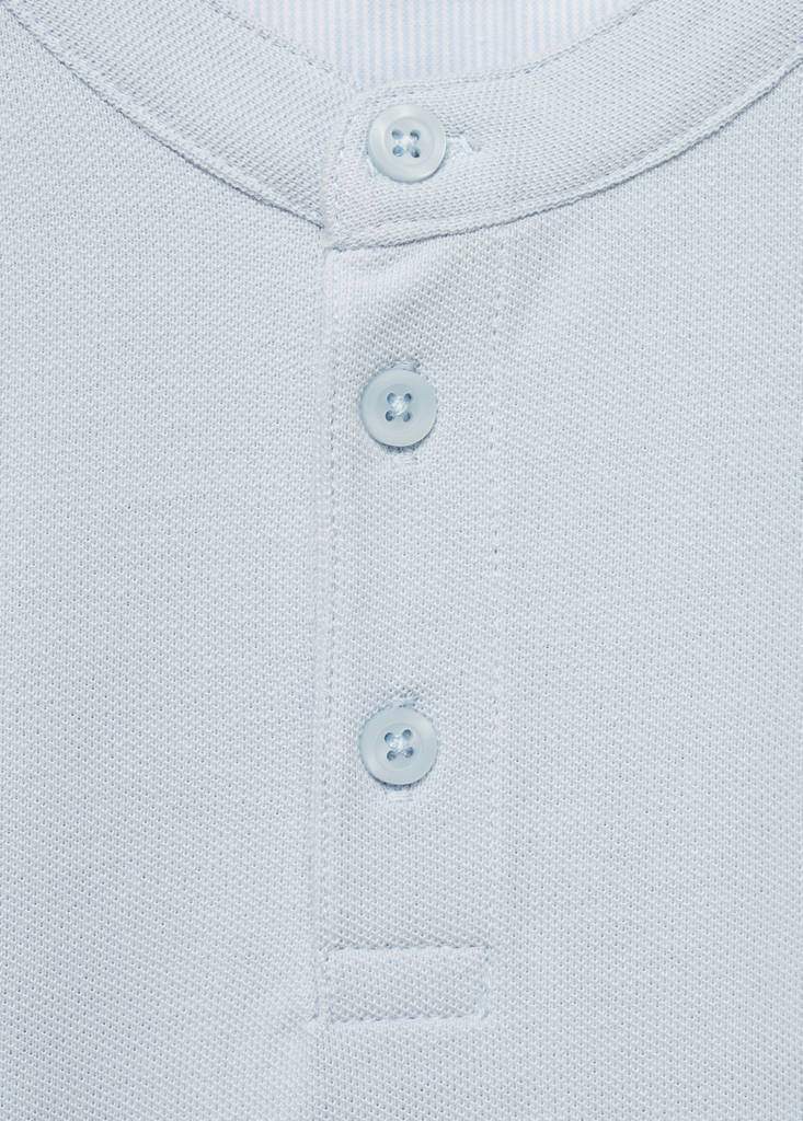 Mao collar polo shirt — Product image 2 of 4