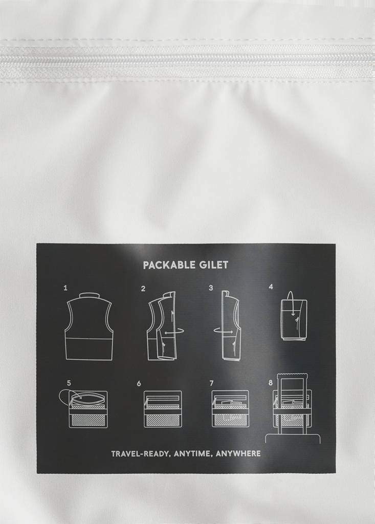 Packable water-repellent gilet with Thermore® technology — Product image 10 of 12