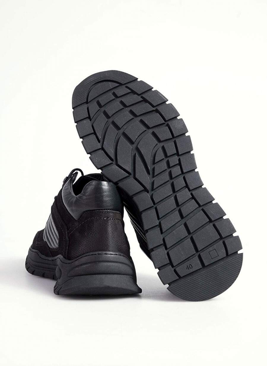 Bulldozer Black Men's Leather Boots BUL-250127 — Product image 4 of 5