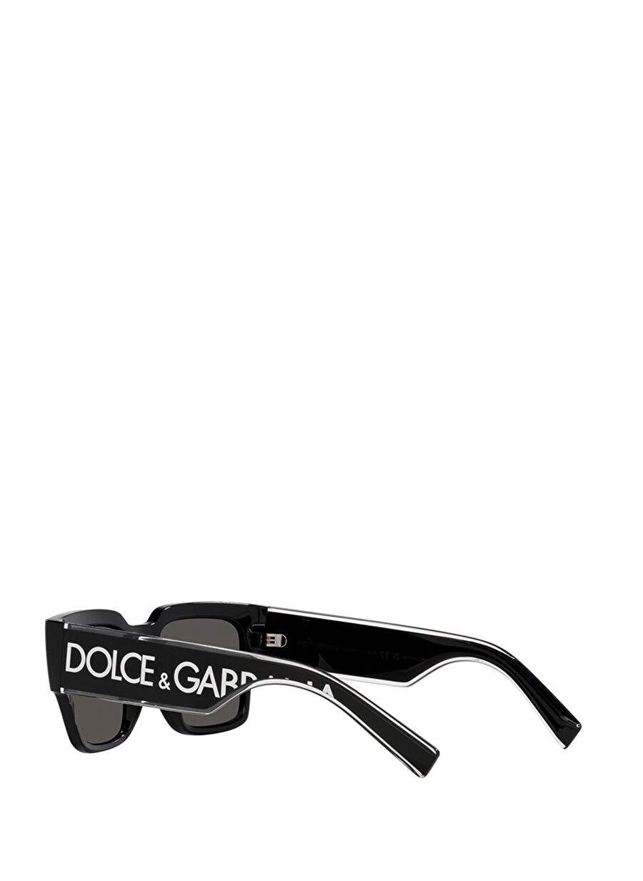 Dolce&Gabbana DG6184 Köşeli Siyah Erkek Güneş Gözlüğü — صورة المنتج 5 من 11