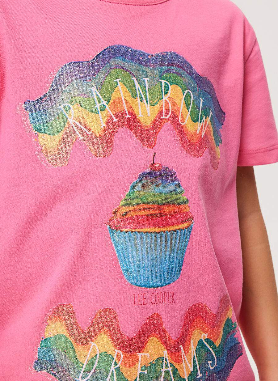 Lee Cooper Koyu Pembe Kız Çocuk T-Shirt — Product image 5 of 5