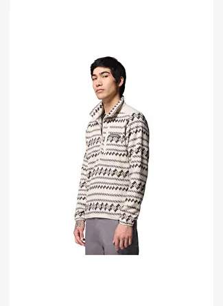 Columbia Sweater Weathertm Printed Half Zip Ii Brown Male Outdoor Polar Ao5809 — Product image 8 of 30