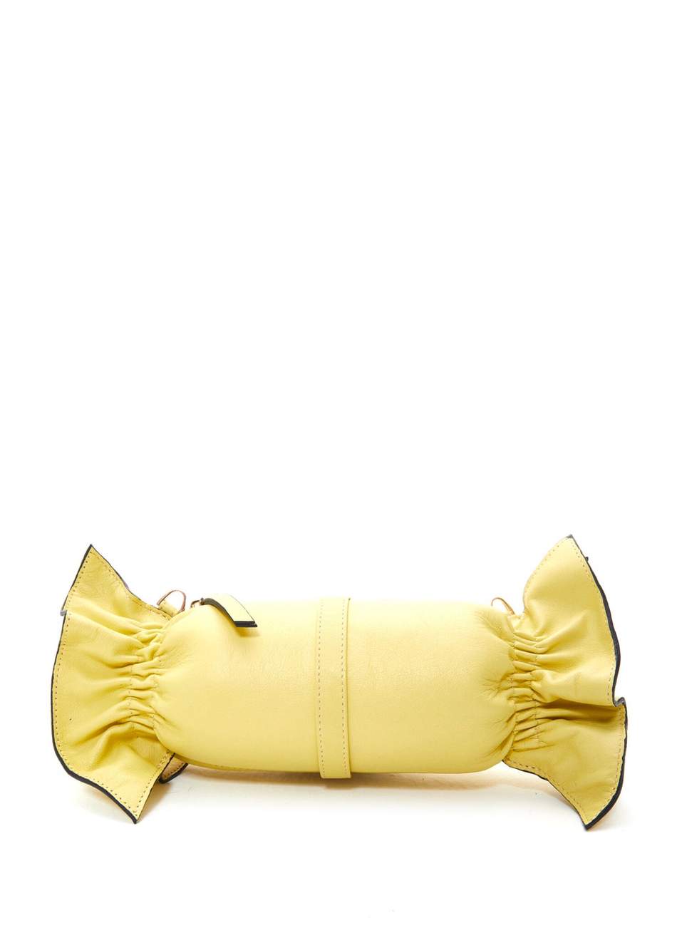 Loya Sarı Deri Kadın Omuz Çantası — Product image 5 of 7