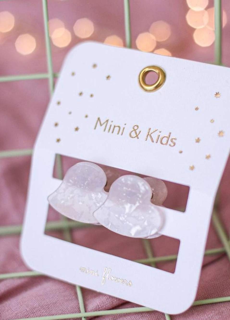 Mini Heart White Bone Girl Child Buckle — Product image 6 of 6