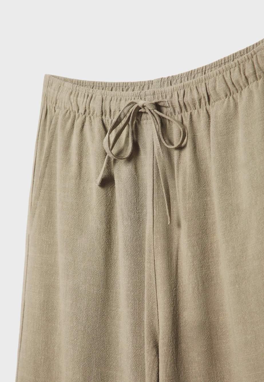 Flowing linen-effect trousers — Product image 33 of 51