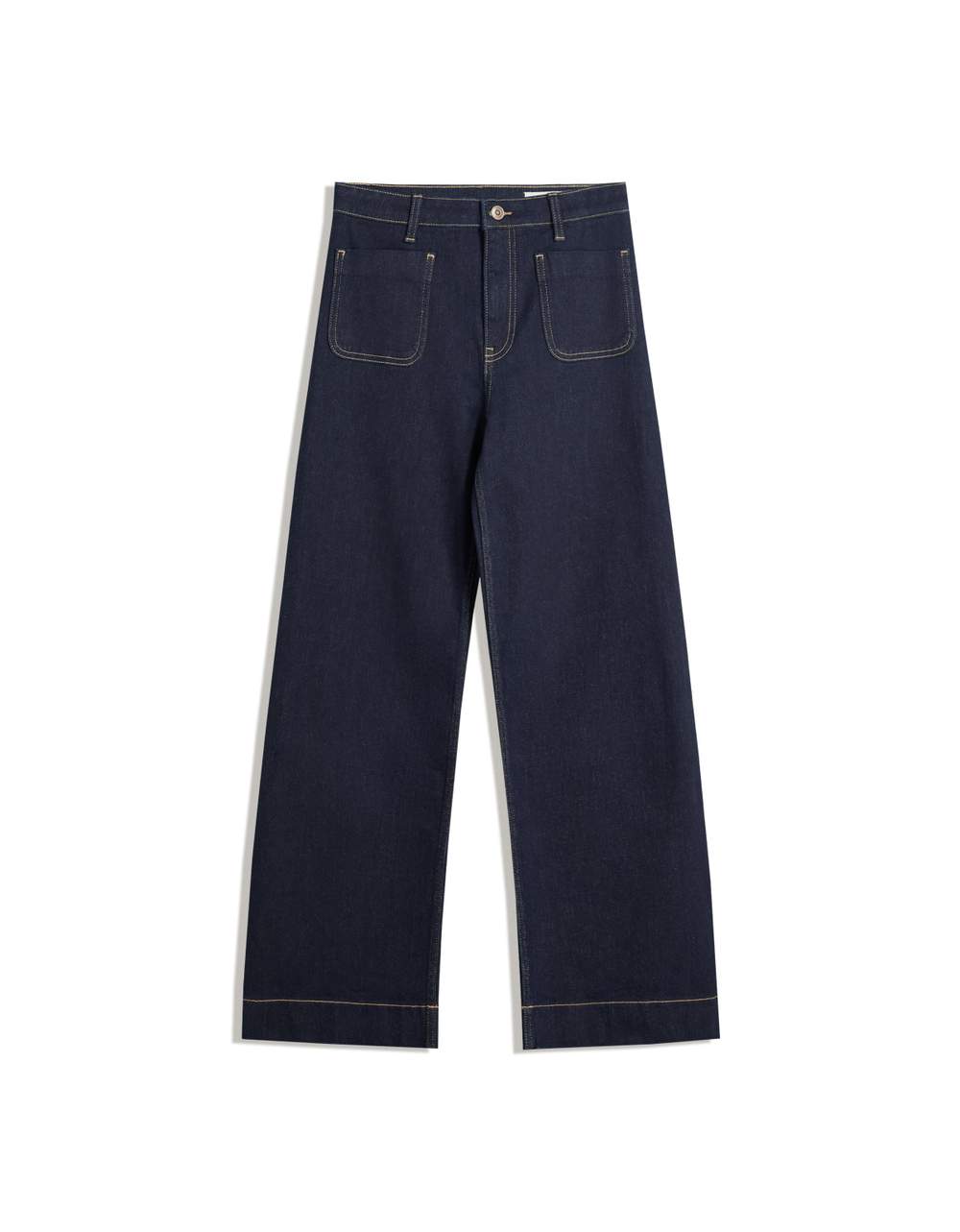 High-waist wide-leg seamless pocket jeans — Product image 7 of 7