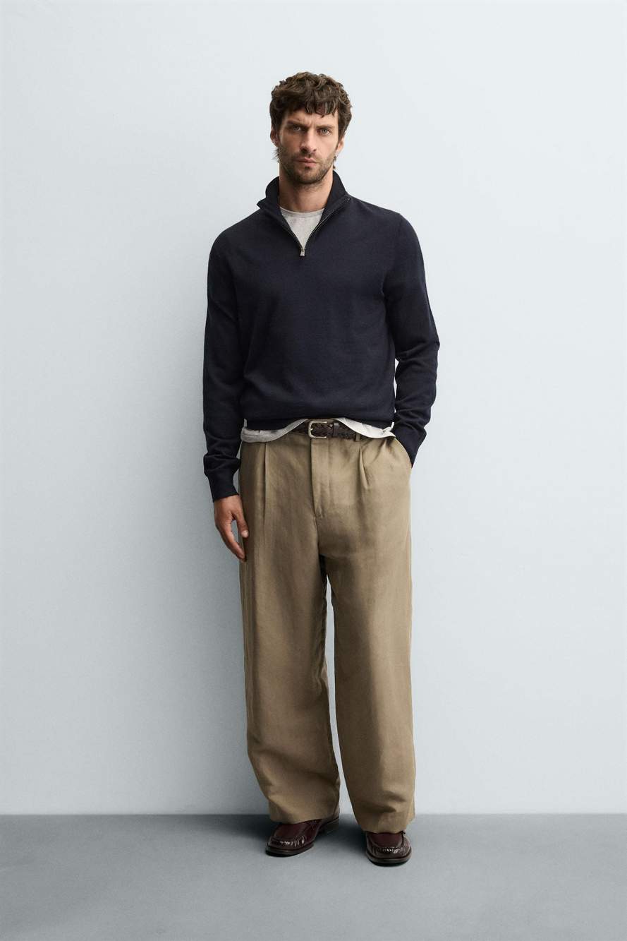 WOOL QUARTER-ZIP JUMPER — صورة المنتج 6 من 8