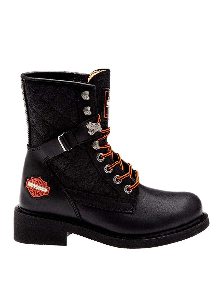 Harley Davidson Siyah Kadın Bot NEW/WORKER - 025G0 — صورة المنتج 3 من 6