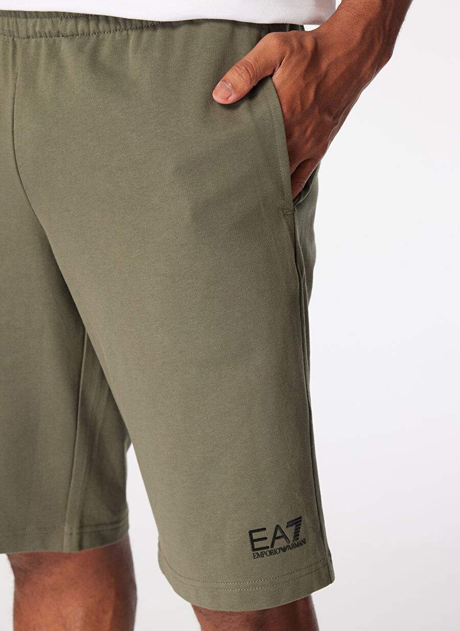Haki Erkek 100 Pamuk Slim Fit Sweat Sort 8nps02pj05z — Product image 4 of 5