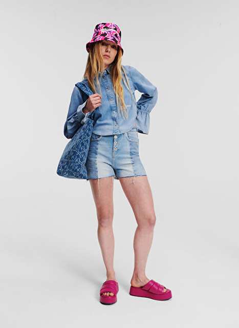 Mavi Kadn 100 Organik Pamuk Denim Sort 241j1119