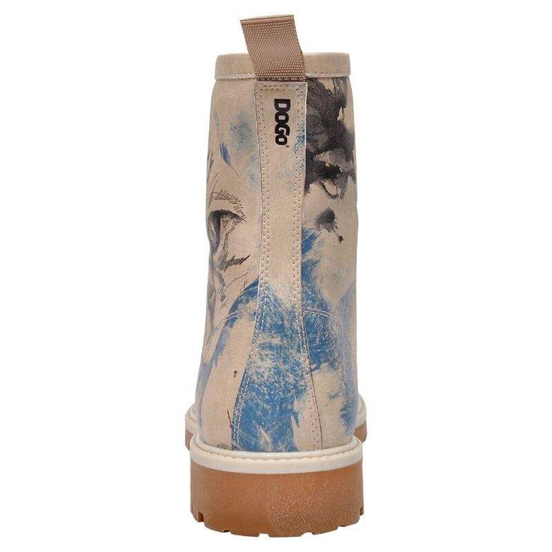 Women Vegan Leather Beige Long Boots - Deepness Design — Product image 6 of 7