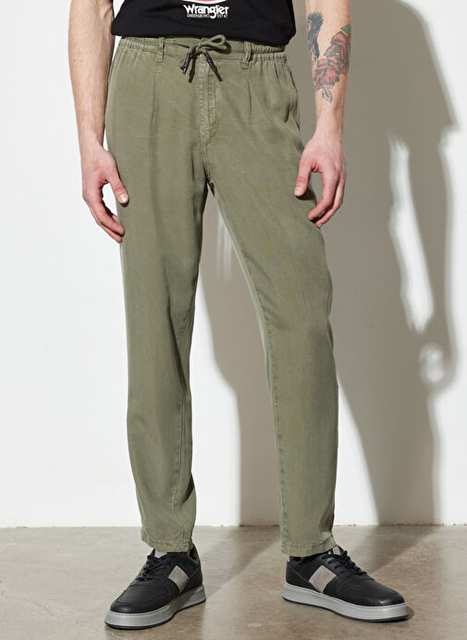 Khaki Men's 100% Tencel Chino Pants W221266X45_Chino Pants