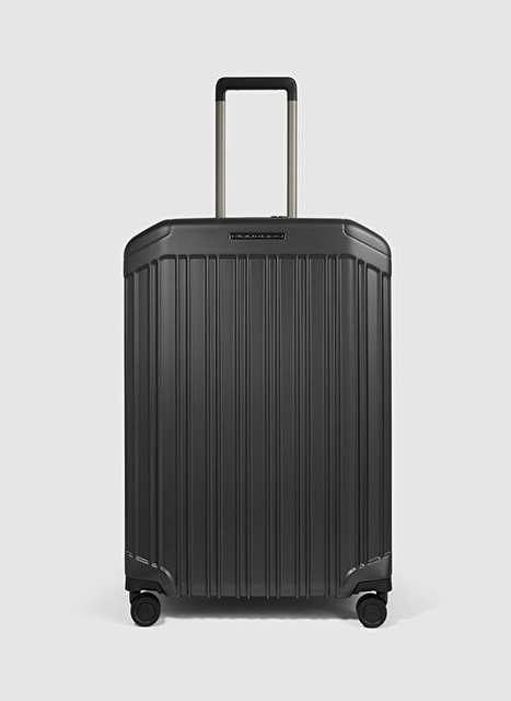Piquadro Black Unisex Czech Hard Suitcase BV6393PQL-Media