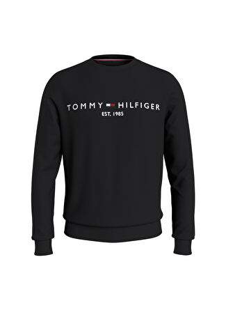 Tommy Hilfiger Bisiklet Yaka Siyah Erkek Sweatshırt MW0MW11596BDS — صورة المنتج 3 من 5