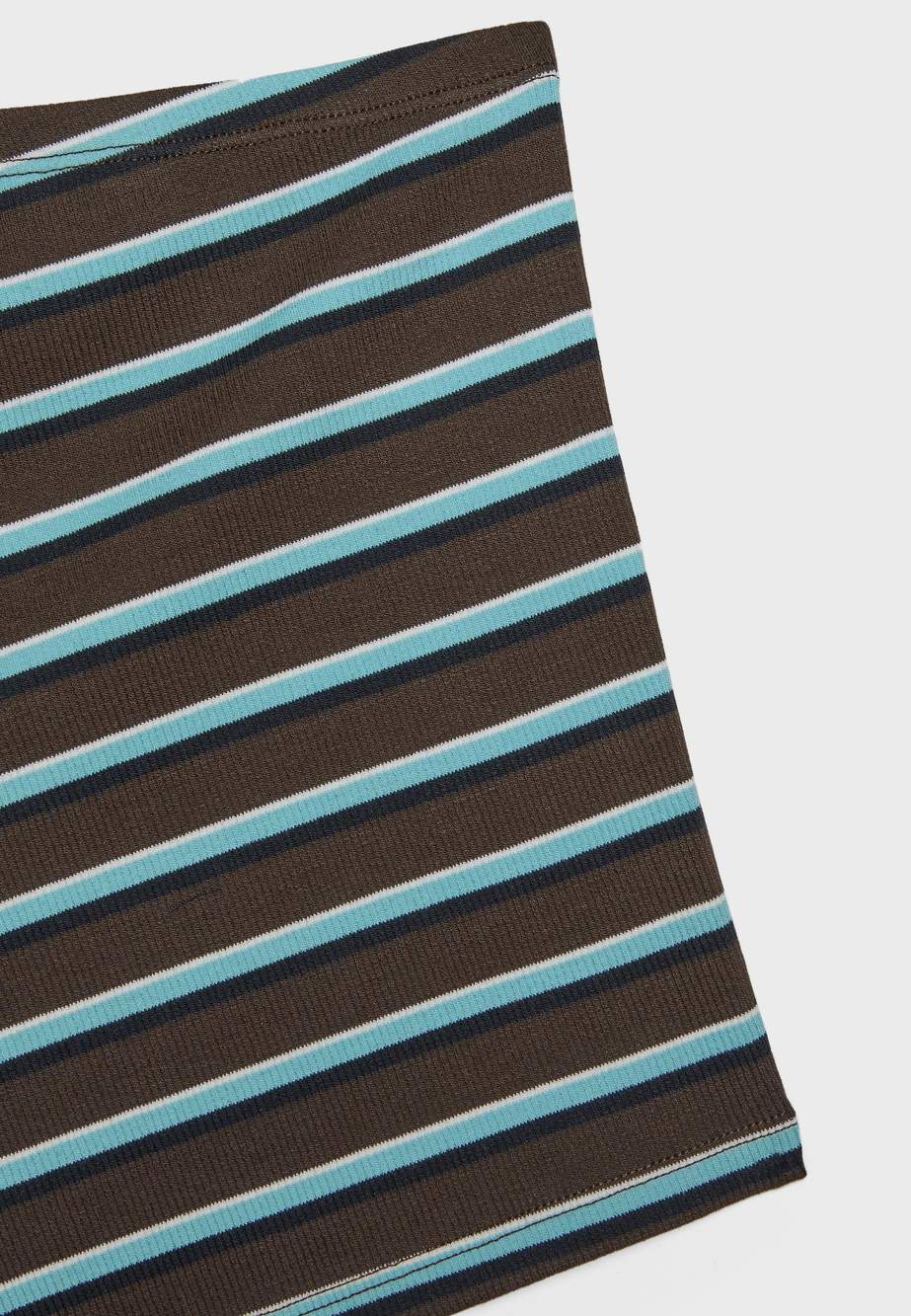 Ribbed striped mini shorts — Product image 7 of 11