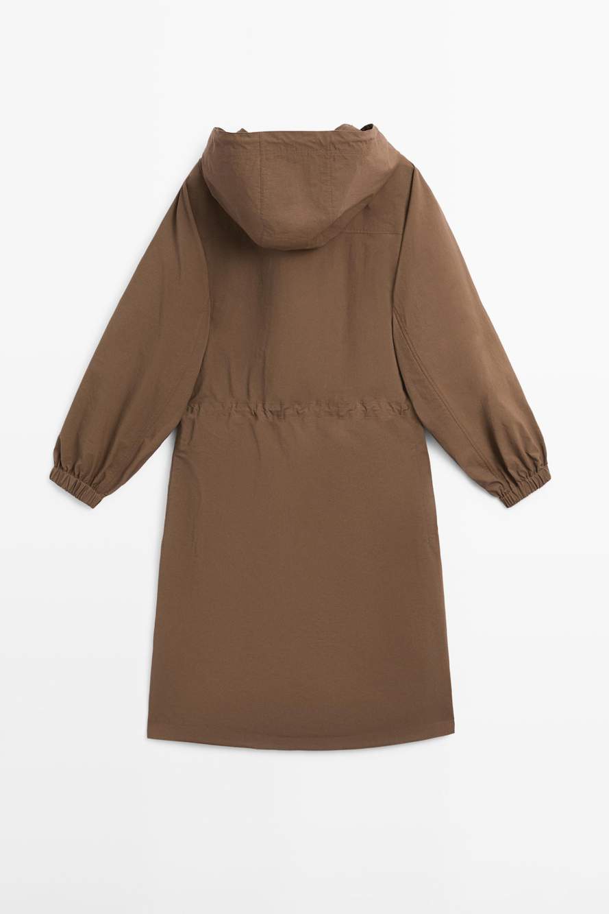 Long technical fabric parka — Product image 11 of 20