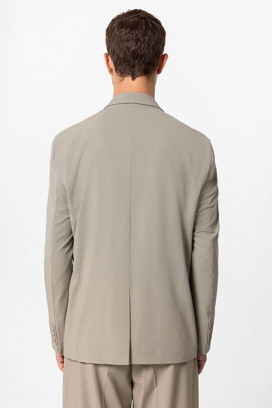 Antioch Ack Haki Tek Dugme Kruvaze Erkek Blazer Ceket — Product image 6 of 7
