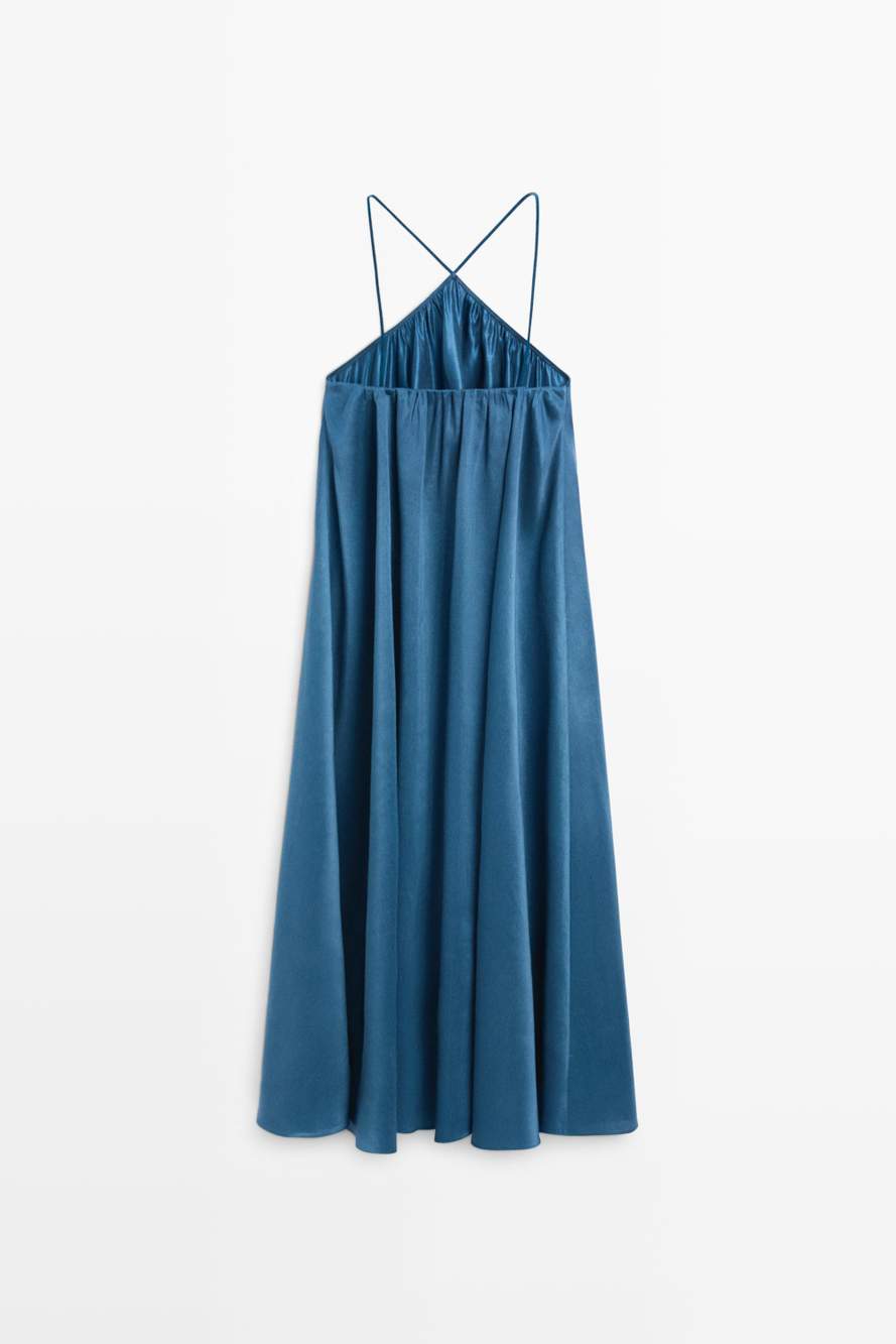 Long flowing dress with criss-cross straps — Product image 4 of 12