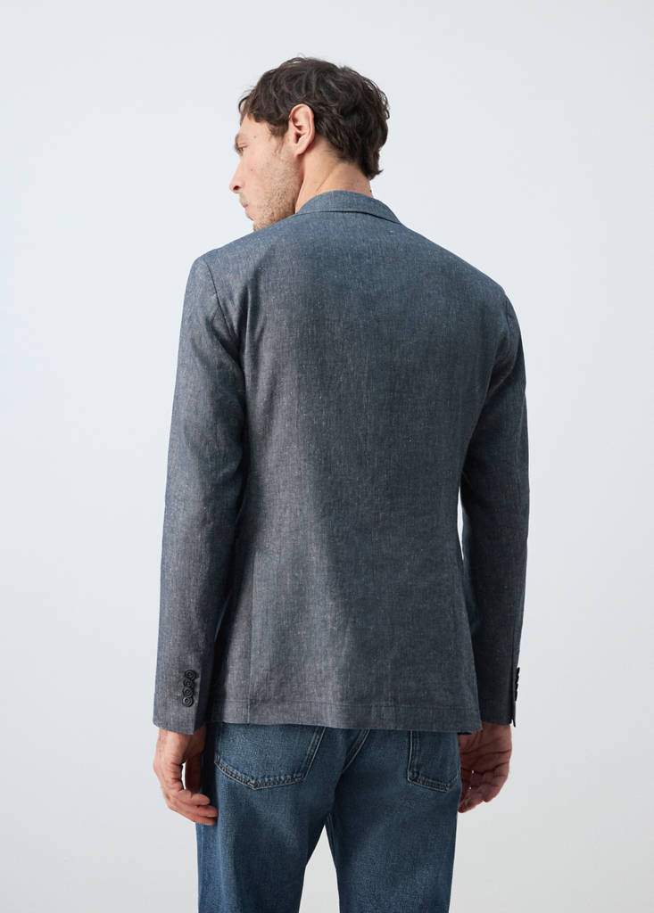 Slim fit linen cotton-blend blazer — Product image 10 of 10