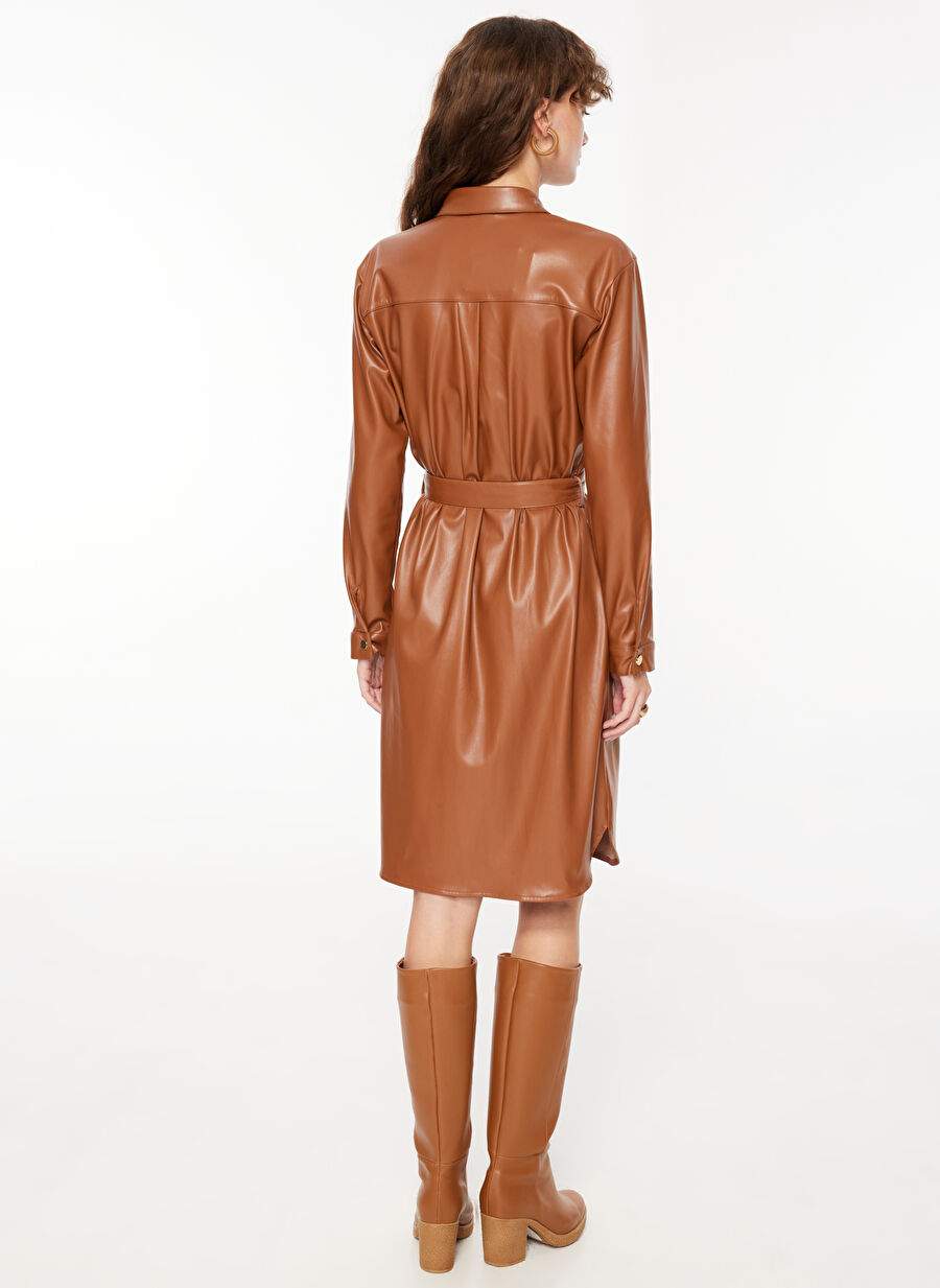 Factory Comfort Camel Feather Knee Top Women Dress FC3WL-ELB18 — Product image 5 of 5