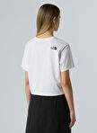 The North Face NF0A87U4FN41-W SIMPLE DOME CROPPED Beyaz Bisiklet Yaka Regular Fit Düz Kadın T-Shirt — Product image 14 of 15