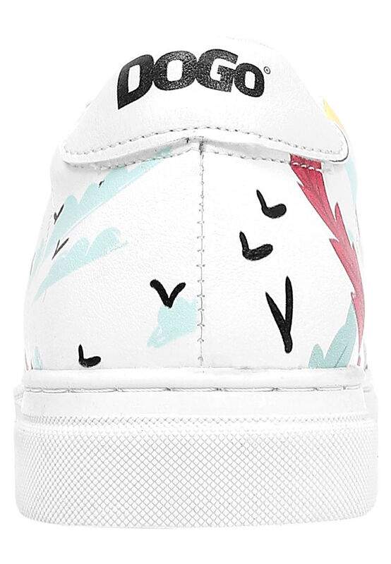Kids Vegan Leather White Sneakers - State Of Bliss Design — Product image 8 of 8