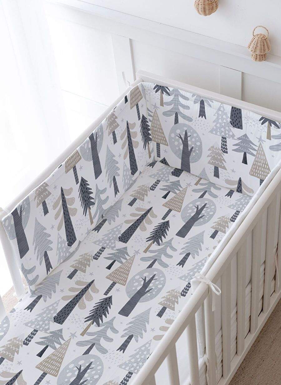 Baby Bedside Protective and Printed Sheet Sleep Set - Iconic Series - Winter Pines — Product image 3 of 5