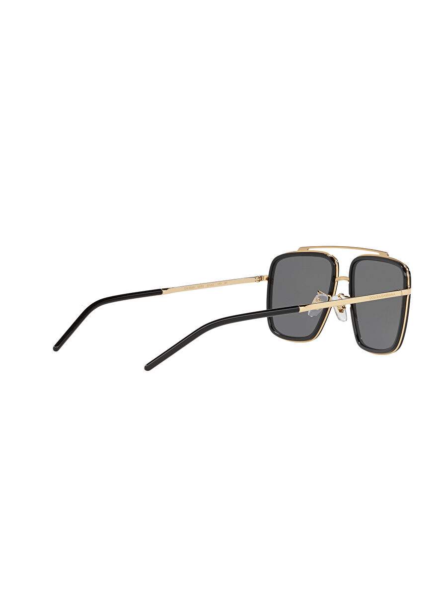 Dolce&Gabbana DG2220 Kare Siyah Erkek Polarize Güneş Gözlüğü — صورة المنتج 9 من 12