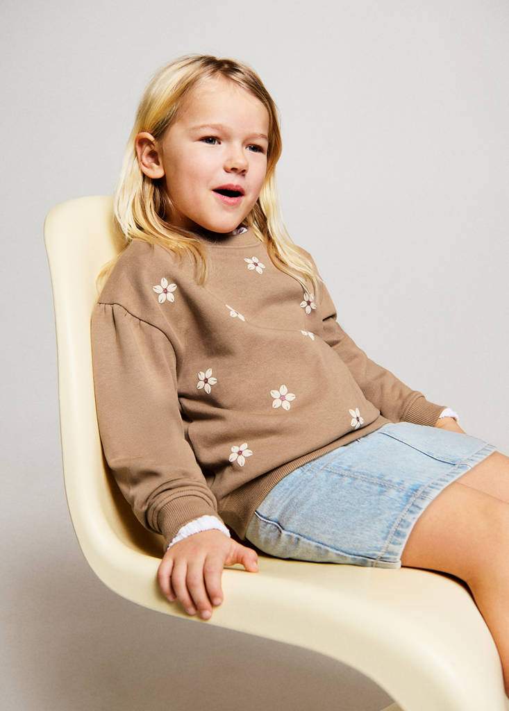 Floral print cotton sweatshirt — Product image 4 of 6