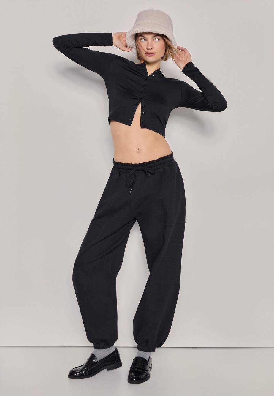 Plush balloon jogger trousers — صورة المنتج 124 من 140