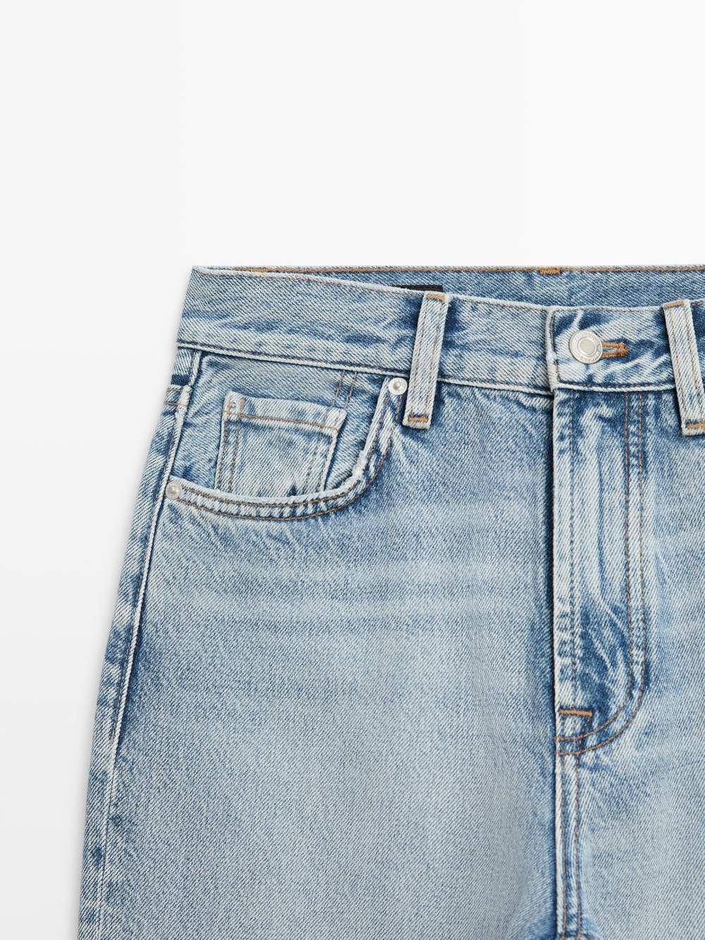 Straight-leg high-waist jeans — Product image 10 of 14