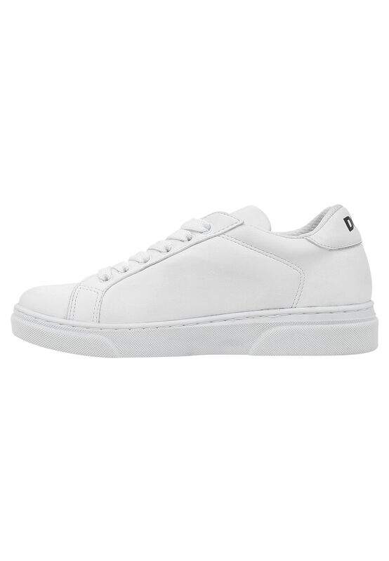 Unisex Kids Vegan Leather White Sneakers - The Wise Owl Design — Product image 6 of 9