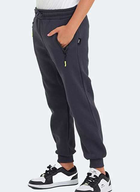 Slazenger Lamis Unisex Cocuk Esofman Alt Koyu Gri