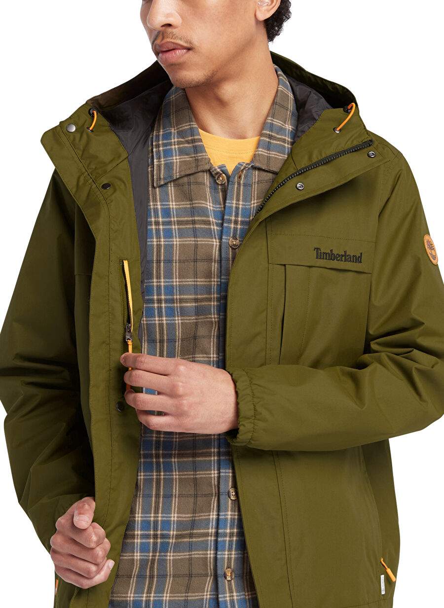 Timberland Yeşil Erkek Mont TB0A5XRS3021_Water Resistant Shell — صورة المنتج 4 من 4