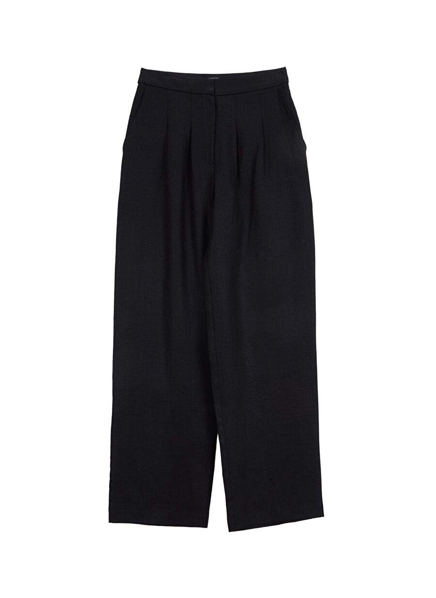 In The Mood For Love Siyah Kadın %100 Keten Pantolon ITMFL-PNT14 — Product image 9 of 10