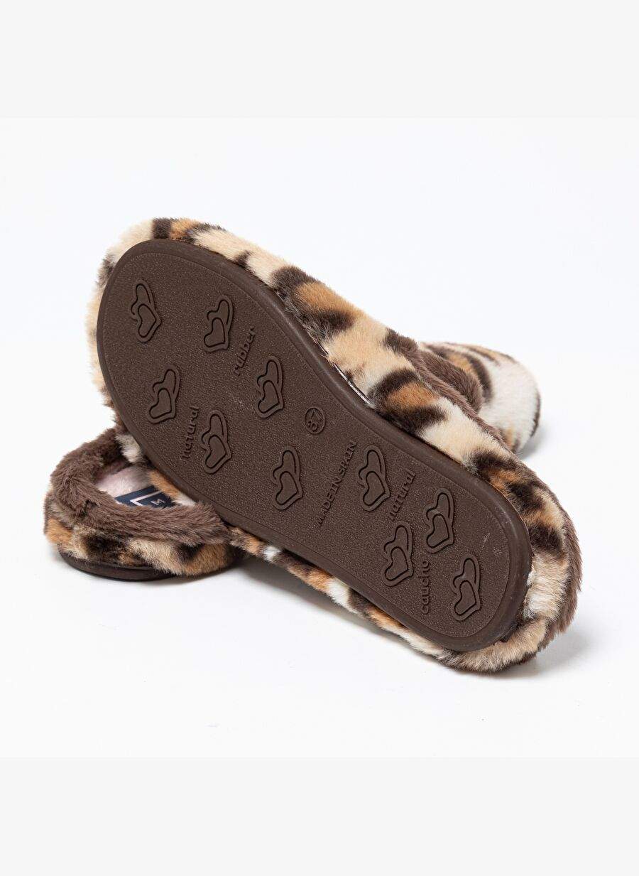 Women's Slippers/ Panduf ( Home ) ANAI146-MK Macarena LEOPARDO Camel — Product image 5 of 7