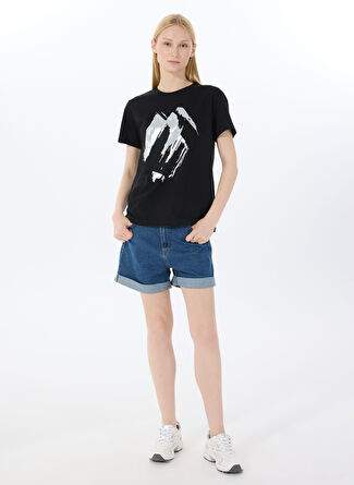 Limon Siyah Kadın Loose Fit Baskılı T-Shirt L5SL-TST5810 — صورة المنتج 7 من 35
