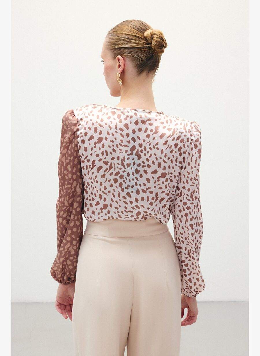 Cruise Patterned Bodysuit Coffee Beige — Product image 7 of 7