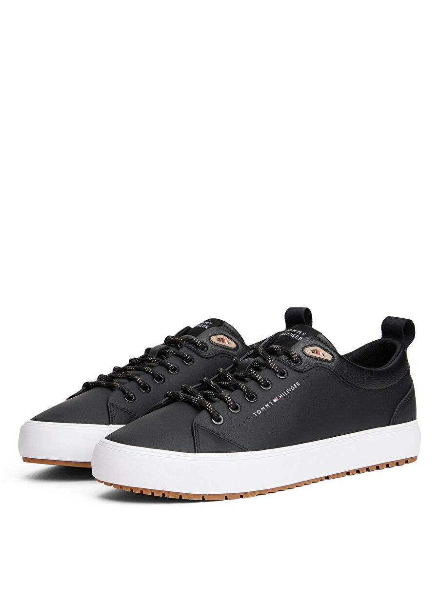 Tommy Hilfiger Black Male Sneaker Th Hi Vulc Core Low Cleat Lth — Product image 6 of 30
