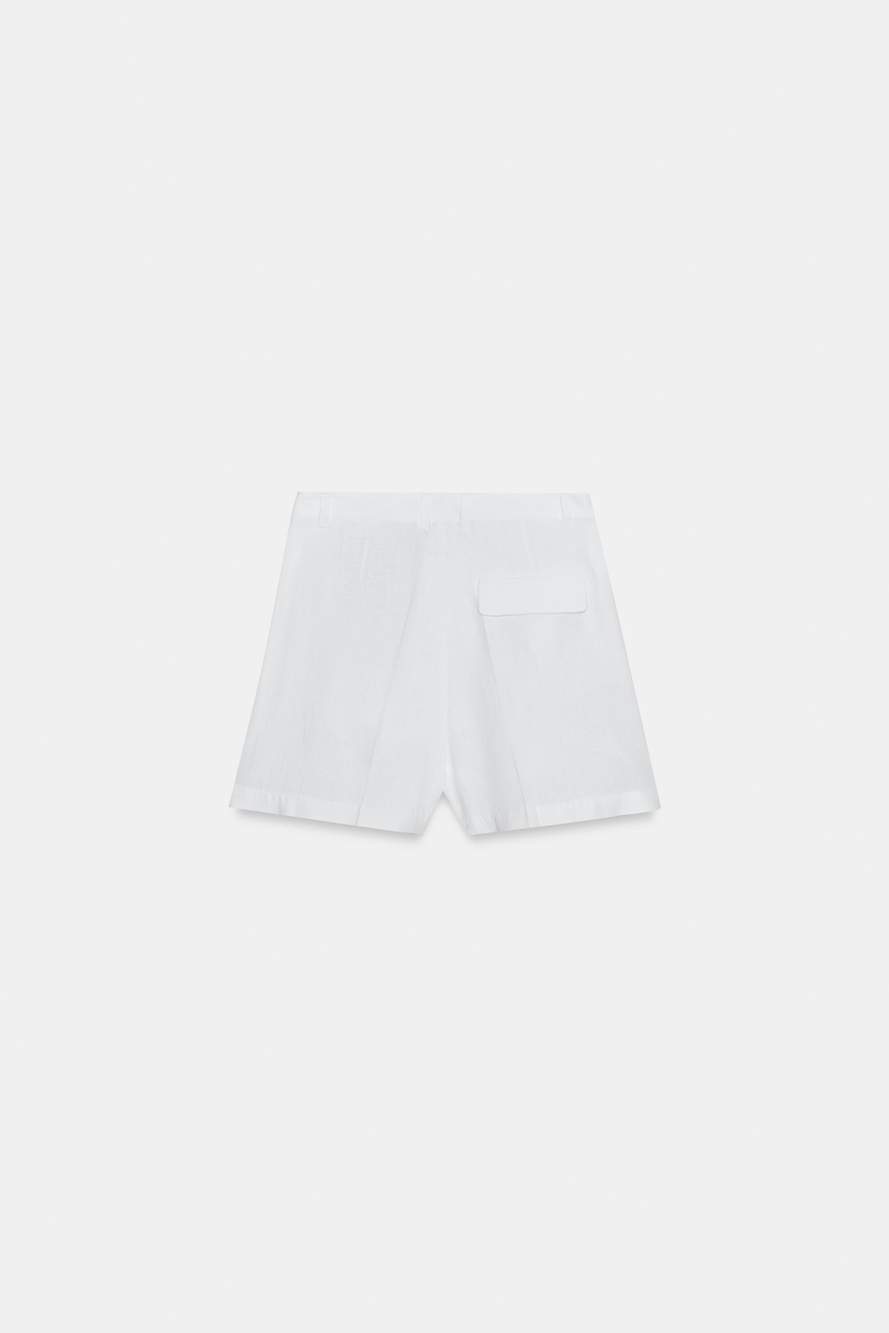 HIGH-WAIST DARTED SHORTS — Product image 8 of 9