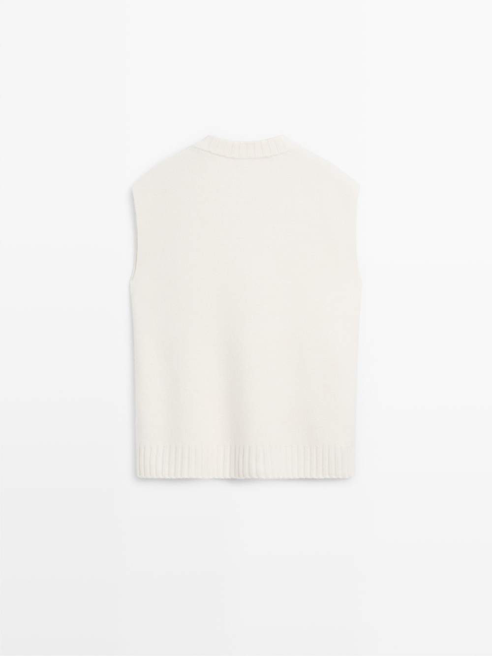 Long wool knit vest — Product image 4 of 13