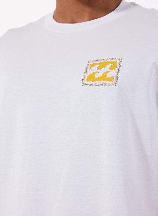 Billabong Crayon Wave Ss Ebyzt00292 White Male Regular Fit T Shirt — Product image 18 of 35