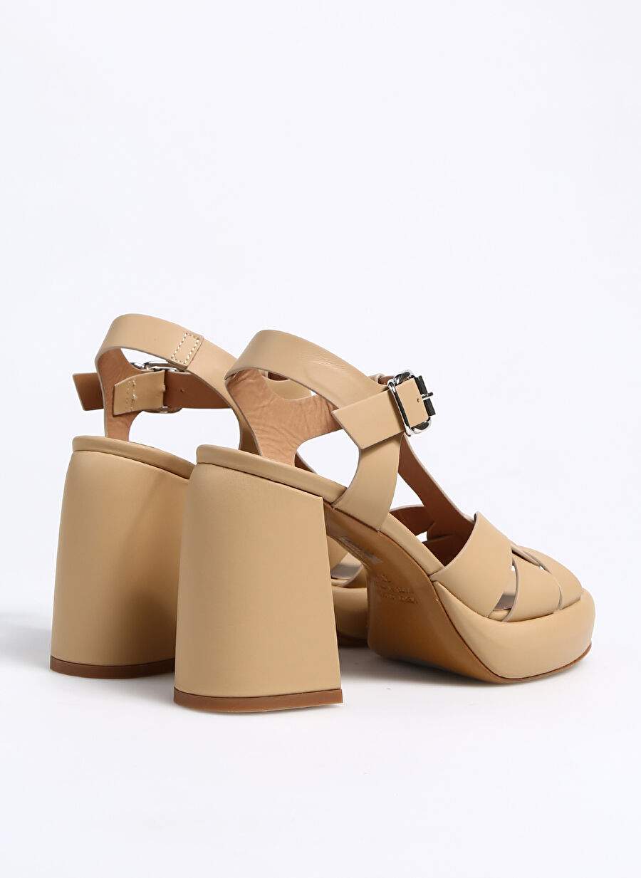 Laura Bellariva Bej Kadın Deri Topuklu Ayakkabı 8990 — Product image 3 of 5