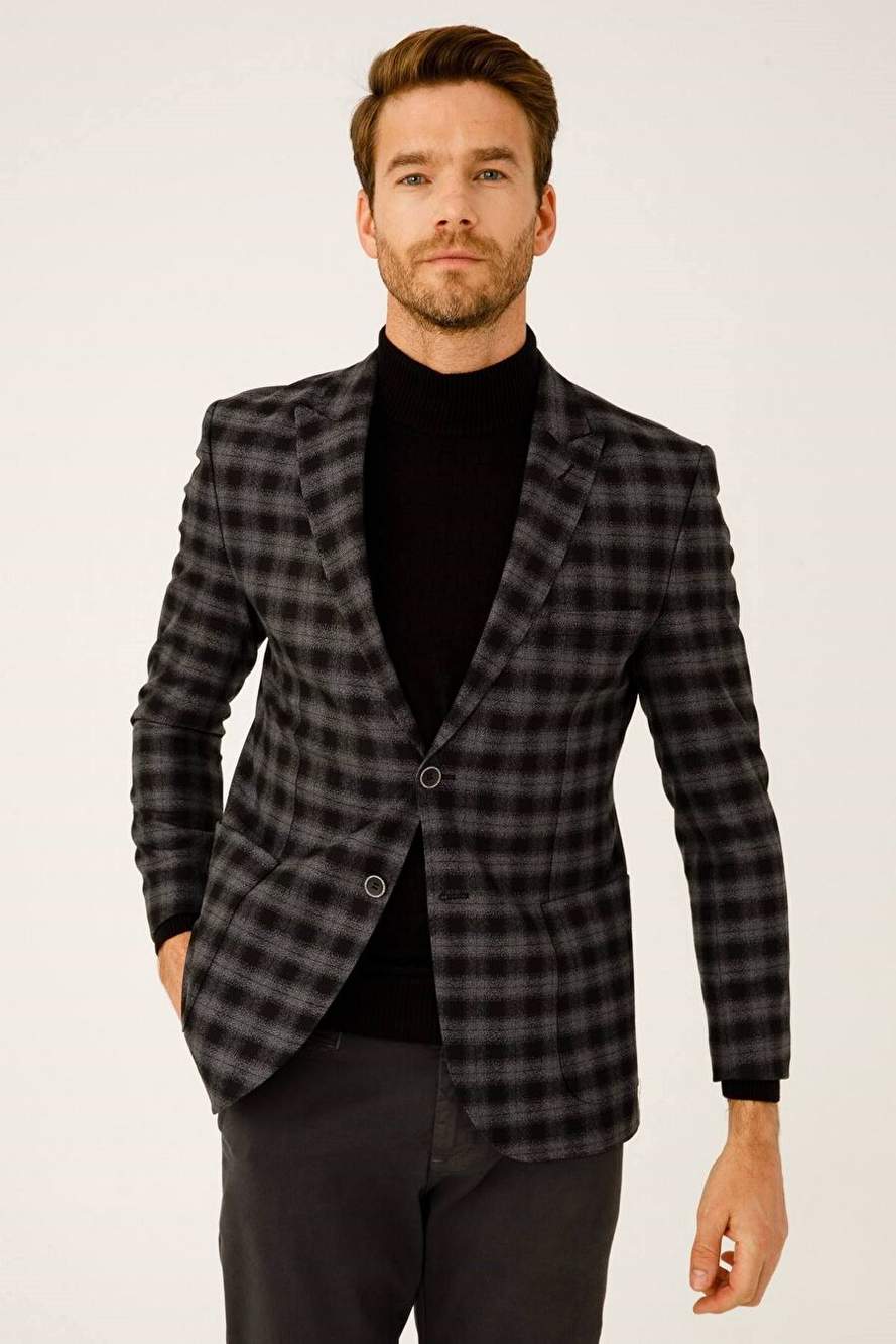 MEN'S BLACK STANDARD HALF FISHERMAN KNITWEAR — Product image 7 of 7