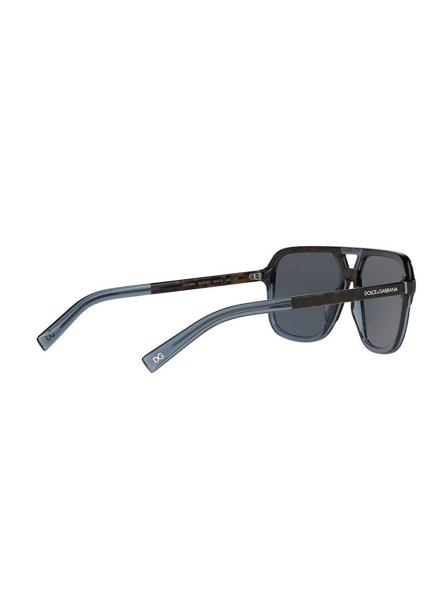 Dolce&Gabbana DG4354 Kare Mavi Erkek Güneş Gözlüğü — صورة المنتج 9 من 12